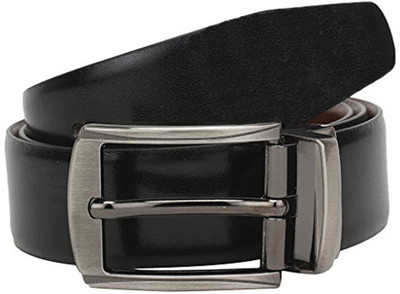 

Zoster Boys Casual, Formal Brown, Black Genuine Leather Reversible Belt, Black;brown