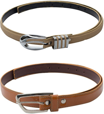 

Skyways Women Casual Beige, Tan Artificial Leather Belt
