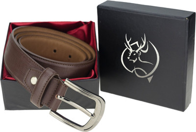 

Genious Men Casual, Formal, Party Brown Genuine Leather Belt