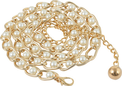 

Alvaro Women Casual Gold Metal Belt
