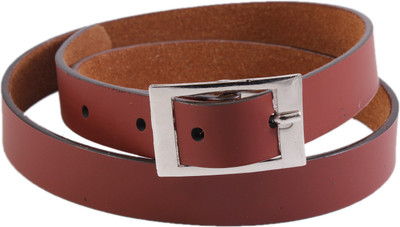 

Lens Women Casual Brown Genuine Leather Belt