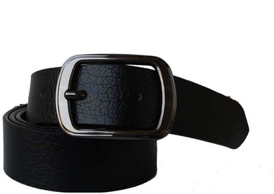 

Klaska Men Casual Black Genuine Leather Belt