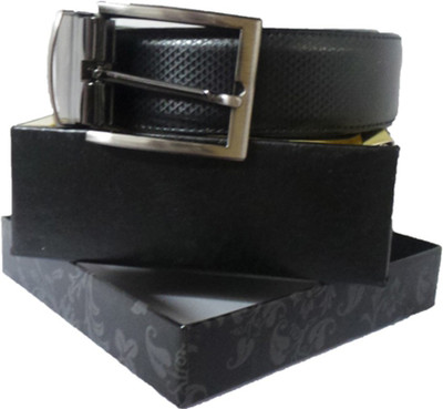 

Berries Men Casual, Formal Black Artificial Leather Reversible Belt