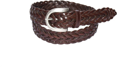 

Pellezzari Men Casual Brown Genuine Leather Belt