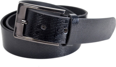 61% OFF on Drakemen Men Formal Black Genuine Leather Belt