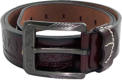 

Els Men Brown Synthetic Belt, Brown-32
