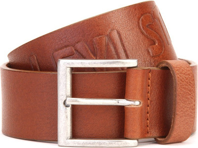 

Levi's Men Brown Genuine Leather Belt, Tan