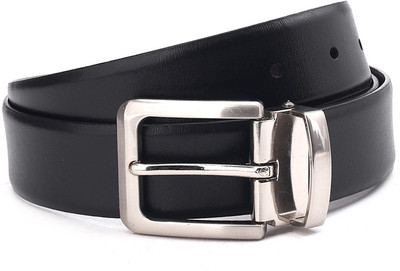 

Woodland Men Brown, Black Metal Reversible Belt, Black and brown