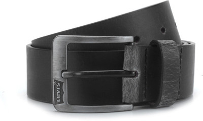 

Levi's Men Black Genuine Leather, Metal Belt