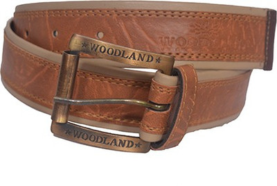 

Aam Shopping Men Brown Artificial Leather Belt