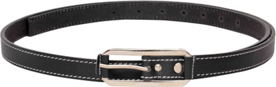 

Scarleti Women Casual Black Genuine Leather Belt