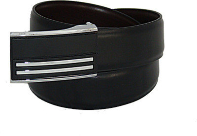

SFA Men Formal Black Artificial Leather Belt, Blackbrown360