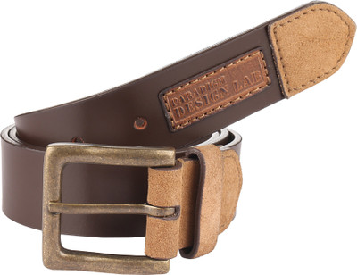 

Paradigm Design Lab Men Casual Brown Genuine Leather Belt