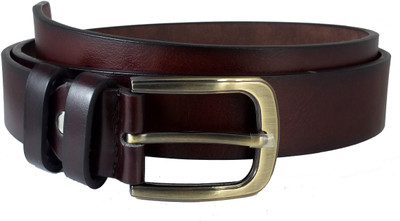 

Ammvi Creations Men Formal Brown Genuine Leather Belt