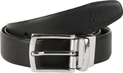 

Alvaro Men Formal Black, Brown Genuine Leather Reversible Belt