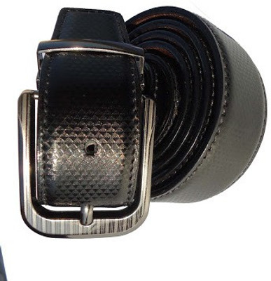

AmahapGlamourDaze Men Formal Black Artificial Leather Belt