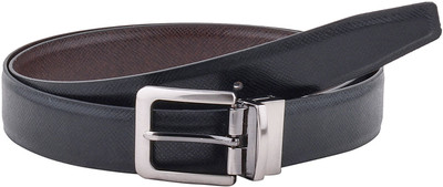 

Brounplus Boys Formal Black Artificial Leather Reversible Belt, Black;brown