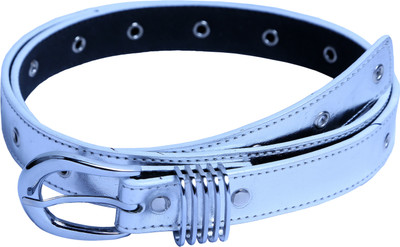 Contra Women Silver Artificial Leather Belt