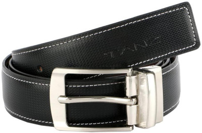 

Tanz Men Casual Black, Brown Artificial Leather Belt, Black-06