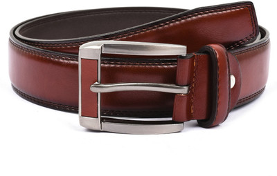 

Buckle Up Men Formal Tan Artificial Leather Belt