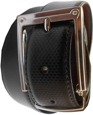

AmahapGlamourDaze Men Formal Black Synthetic Belt