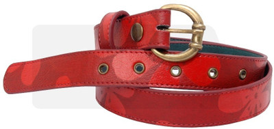 

Baggit Women Casual Red Artificial Leather Belt