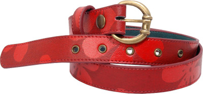 

Baggit Women Casual Red Artificial Leather Belt