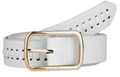 

Lino Perros Women Casual White Artificial Leather Belt