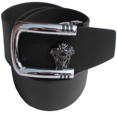 

M&Ms Men Formal Black Genuine Leather Belt