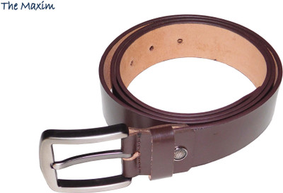 

THE MAXIM Men Casual, Party, Formal, Evening Brown Artificial Leather Belt