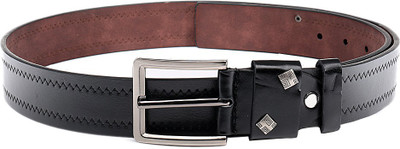 

Swiss Design Men Casual Black Genuine Leather Belt