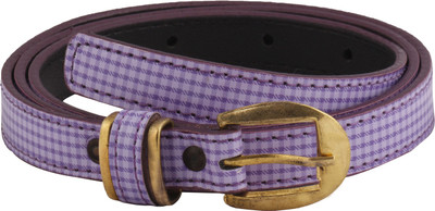 

SRS Women Casual Purple Artificial Leather Belt, Purple-104