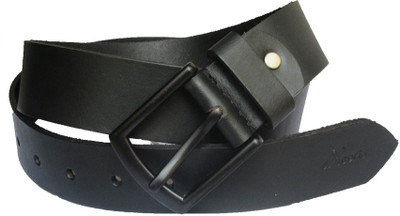 

eXcorio Men Casual Black Genuine Leather Belt, Multicolor