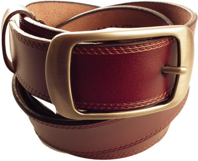 

Lion Heart Men Casual Brown Genuine Leather Belt