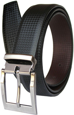 

Fashius Men Black Artificial Leather Belt, Black-01