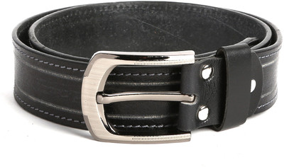 

WildHorn Men Casual Black Genuine Leather Belt