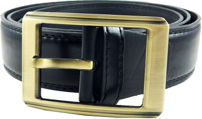 

Els Men Casual, Formal Black Artificial Leather, Synthetic Belt
