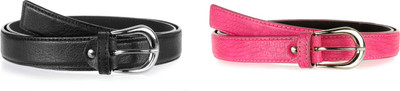 

Allura Women Evening, Party, Casual, Formal Black, Pink Synthetic Belt