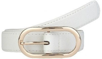 

Lino Perros Women Casual White Artificial Leather Belt