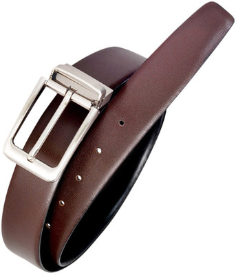 

Midas Men Formal Black, Brown Genuine Leather Reversible Belt