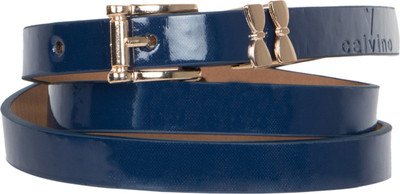 

Calvino Women Casual, Formal Blue Artificial Leather Belt