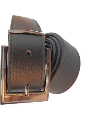 

AmahapGlamourDaze Men Formal Black Artificial Leather Belt