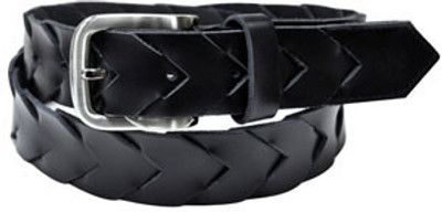 28% OFF on Orosilber Men Casual Black Genuine Leather Belt