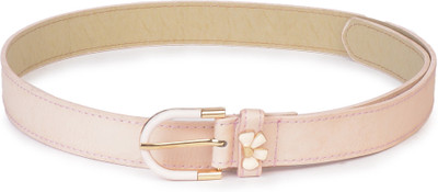 

Buckle Up Women Pink Artificial Leather Belt