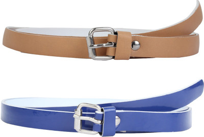 

SRS Women Casual Beige, Blue Synthetic Belt