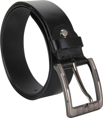 

Cottage Accessories Men Black Genuine Leather Belt, Black03