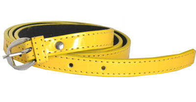 

Loopa Women Casual Yellow Synthetic Belt