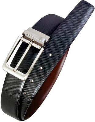 

Midas Men Formal Black, Brown Genuine Leather Reversible Belt