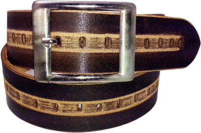 

Sanshul Men Brown Genuine Leather Belt