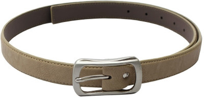 

Skyways Women Casual, Semi-formal Khaki Artificial Leather Belt, Beige-68